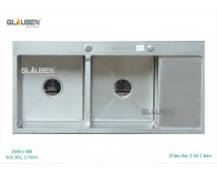 Chậu Glauben 10048 2 hộc 1 bàn B
